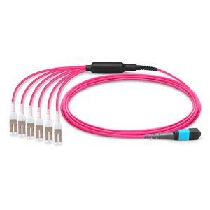 Plaasterjuhe OM4 MTP LC 12 Fibres MMF hüppajakaabel