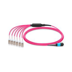 Patch Cord Fiber hüppaja MTP-24 OM4 Breakout kaabel