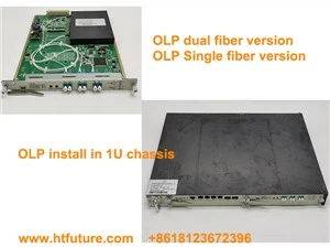 Ühe kiuga BIDI OLP DWDM-is